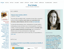 Tablet Screenshot of evacelada.com